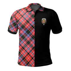 Udny Tartan Polo Shirt Half of Me - Cross Style