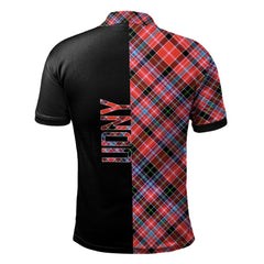 Udny Tartan Polo Shirt Half of Me - Cross Style