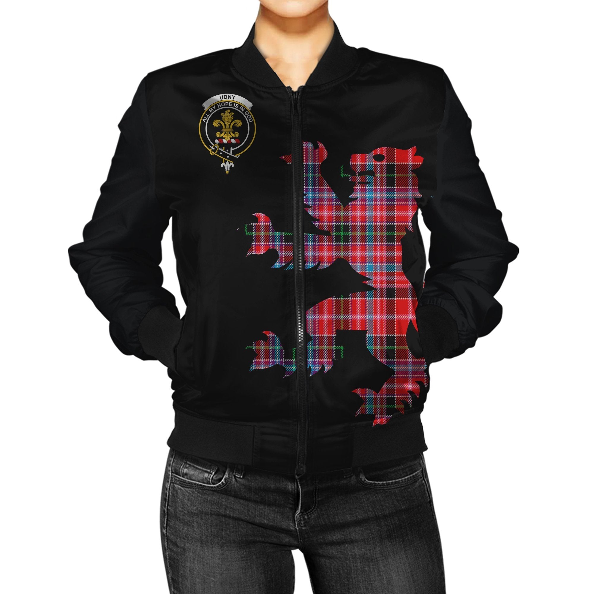 Udny Tartan Bomber Jacket Lion & Thistle