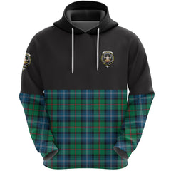 Urquhart Ancient Clan Half Of Tartan Hoodie