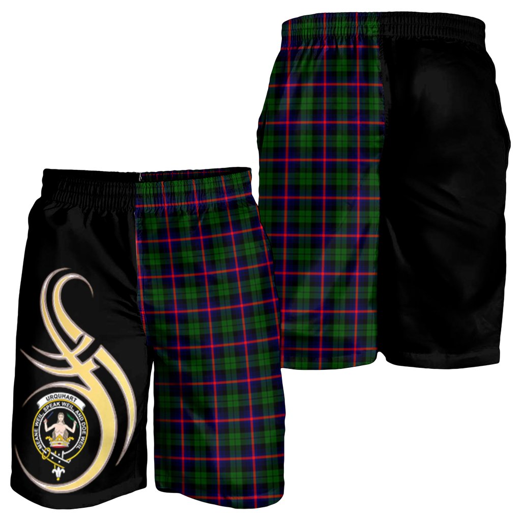 Urquhart Modern Tartan Crest Men's Short PM8