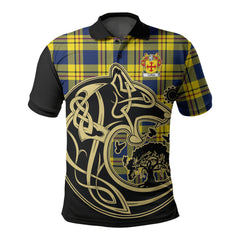 Carlisle Tartan Polo Shirt Viking Wolf