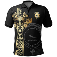 Walkinshaw Clan Unisex Polo Shirt - Celtic Tree Of Life