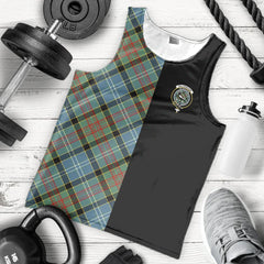 Walkinshaw Tartan Crest Men's Tank Top - Cross Style