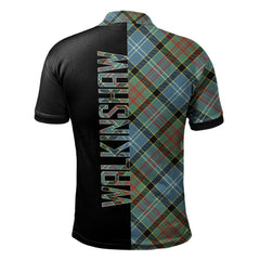 Walkinshaw Tartan Polo Shirt Half of Me - Cross Style