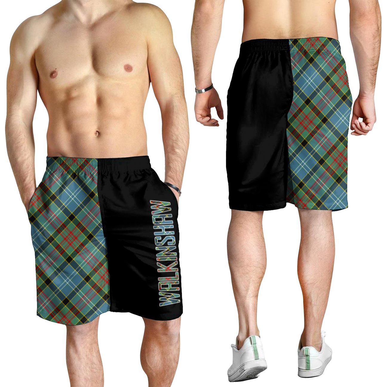 Walkinshaw Tartan Crest Men's Short - Cross Style