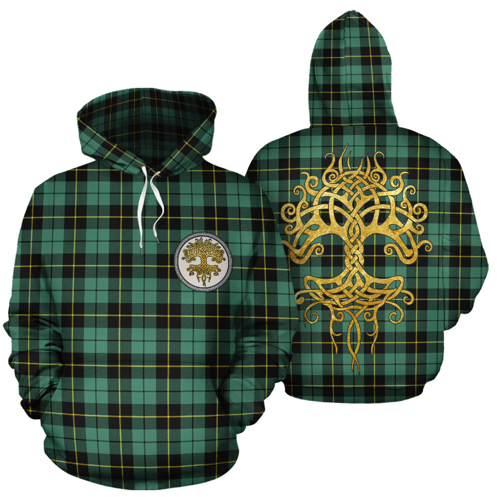 Wallace Hunting Ancient Tartan Hoodie - Tree Of Life