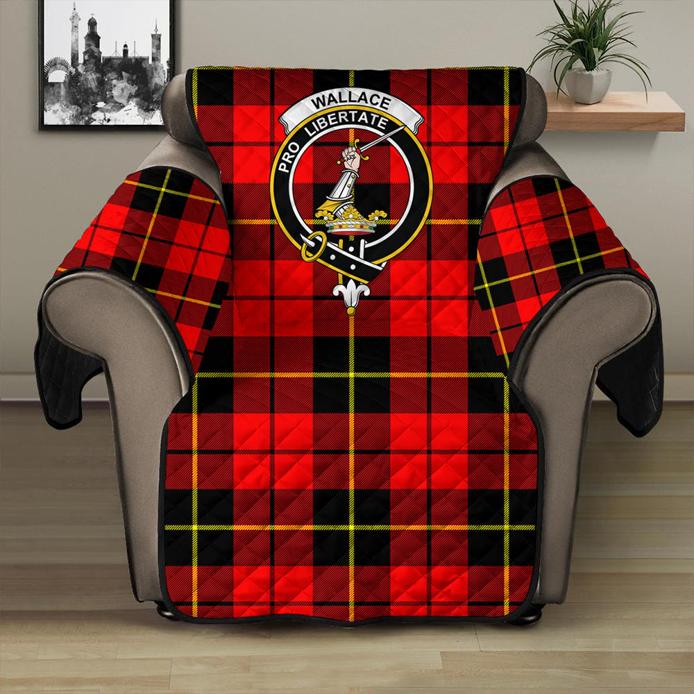 Wallace Hunting - Red Tartan Crest Sofa Protector