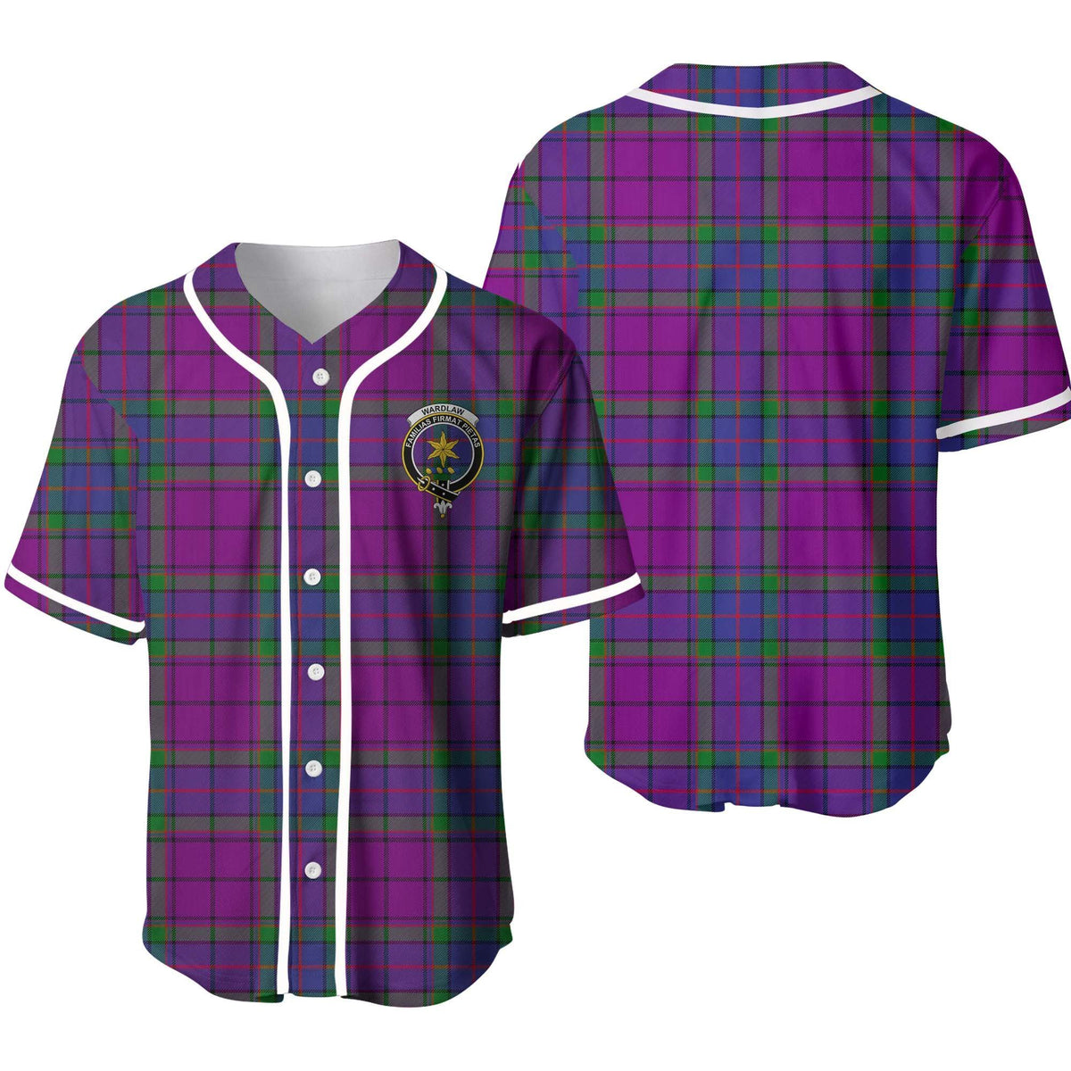 Wardlaw Tartan Unisex Baseball Jersey