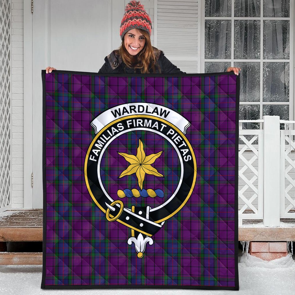 Wardlaw Tartan Crest Quilt