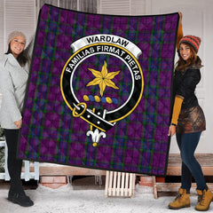 Wardlaw Tartan Crest Quilt