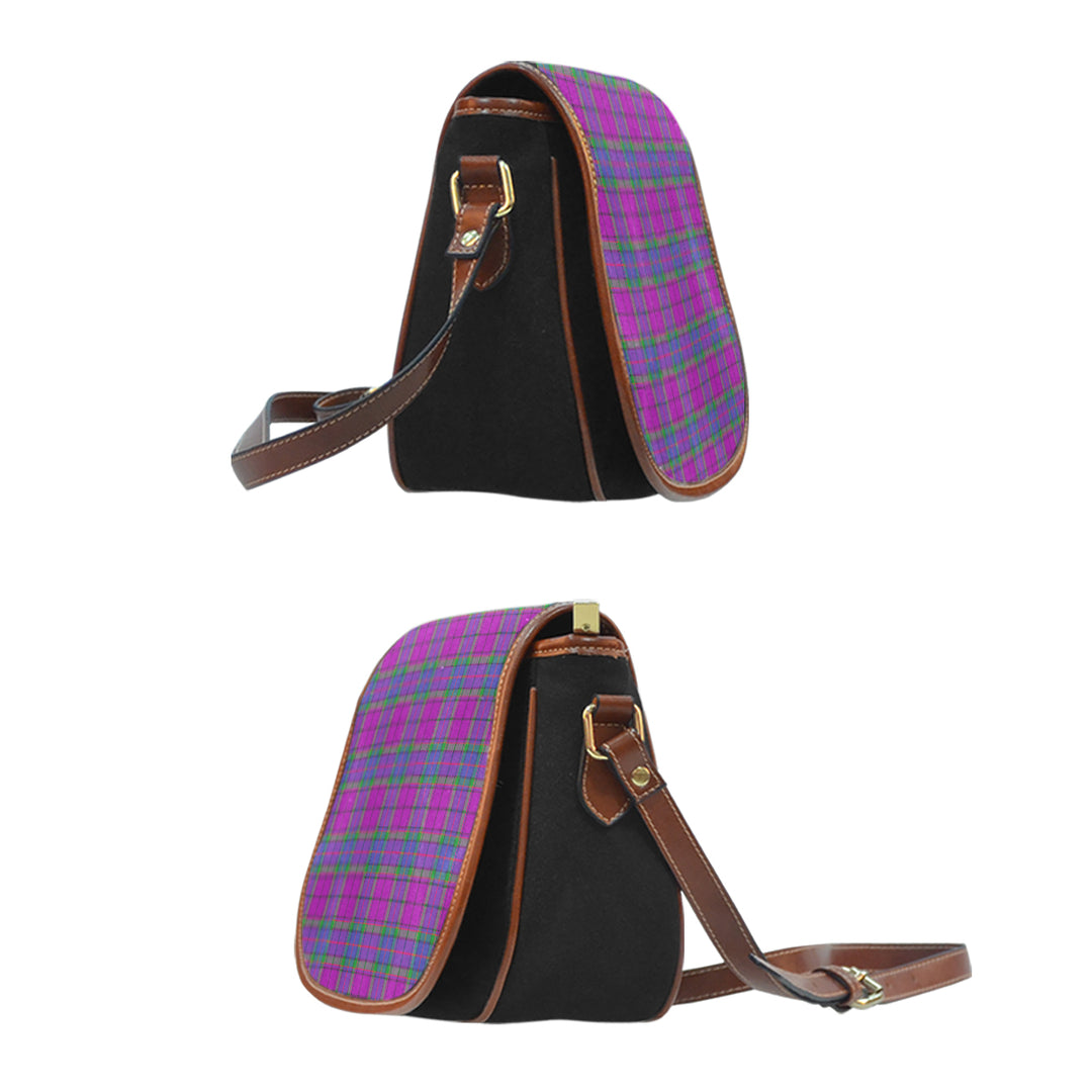 Wardlaw Modern Tartan Saddle Handbags