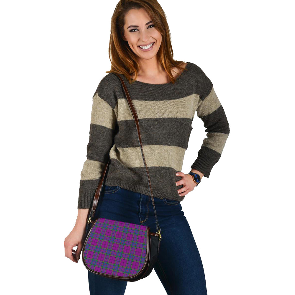 Wardlaw Modern Tartan Saddle Handbags