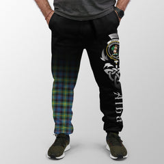 Watson Ancient Tartan Crest Jogger Sweatpants - Alba Celtic Style