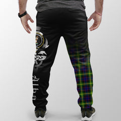 Watson Modern Tartan Crest Jogger Sweatpants - Alba Celtic Style