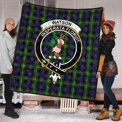 Watson Tartan Crest Quilt