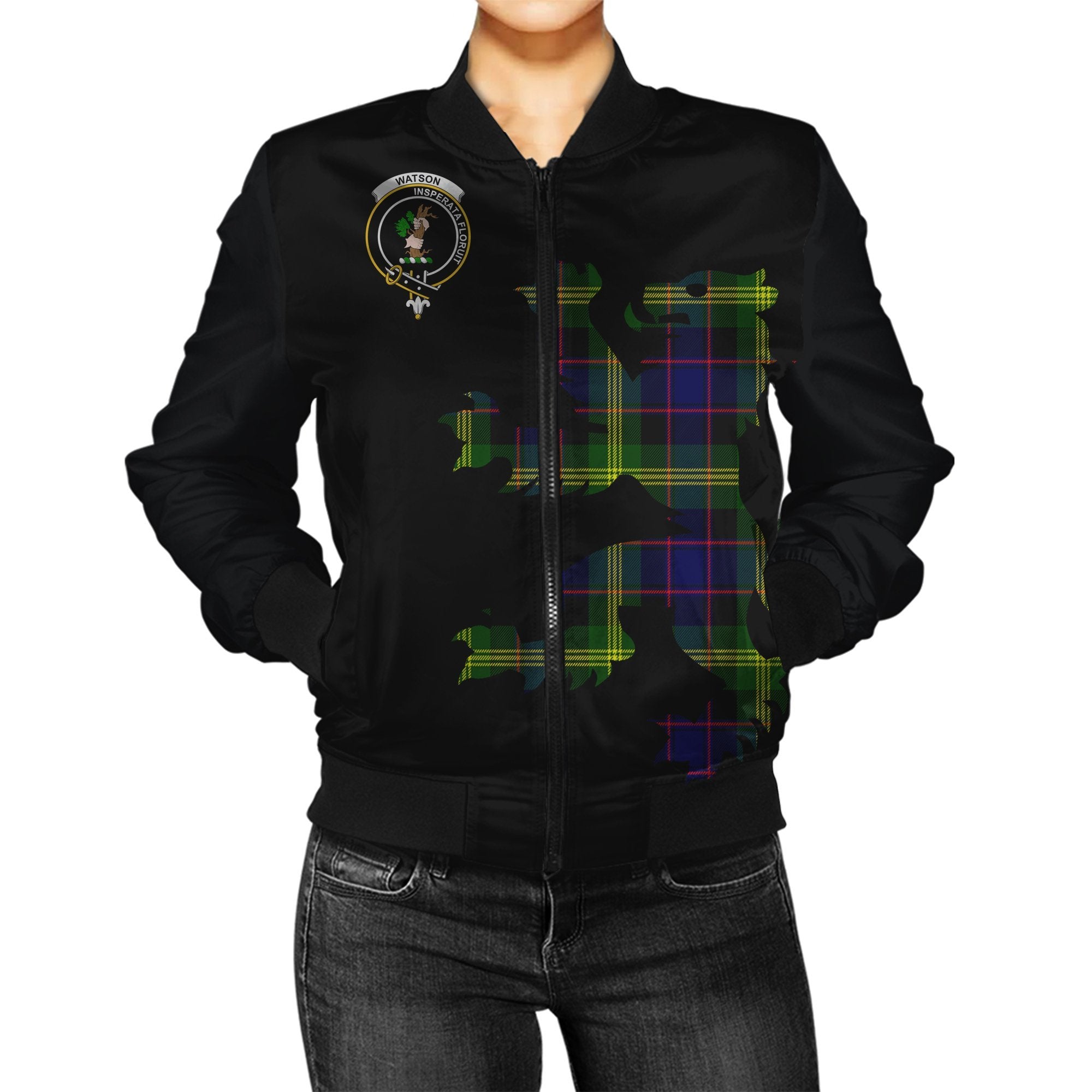 Watson Tartan Bomber Jacket Lion & Thistle