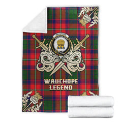 Wauchope Tartan Gold Courage Symbol Blanket