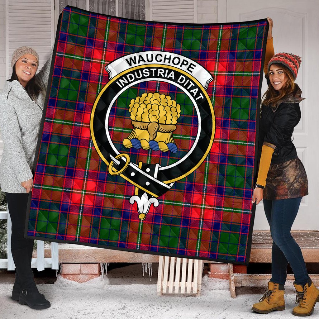 Wauchope Tartan Crest Quilt