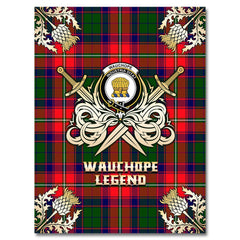 Wauchope Tartan Gold Courage Symbol Blanket