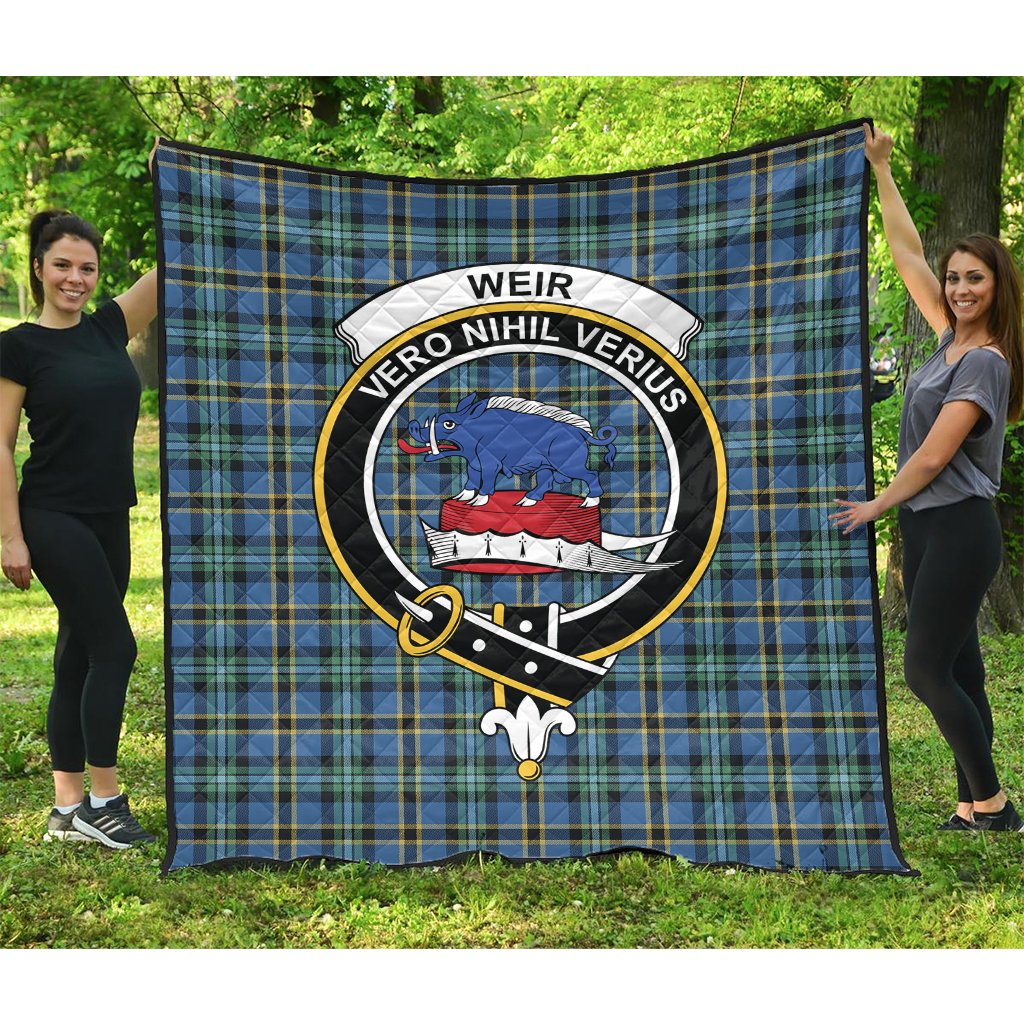 Weir Ancient Tartan Crest Quilt