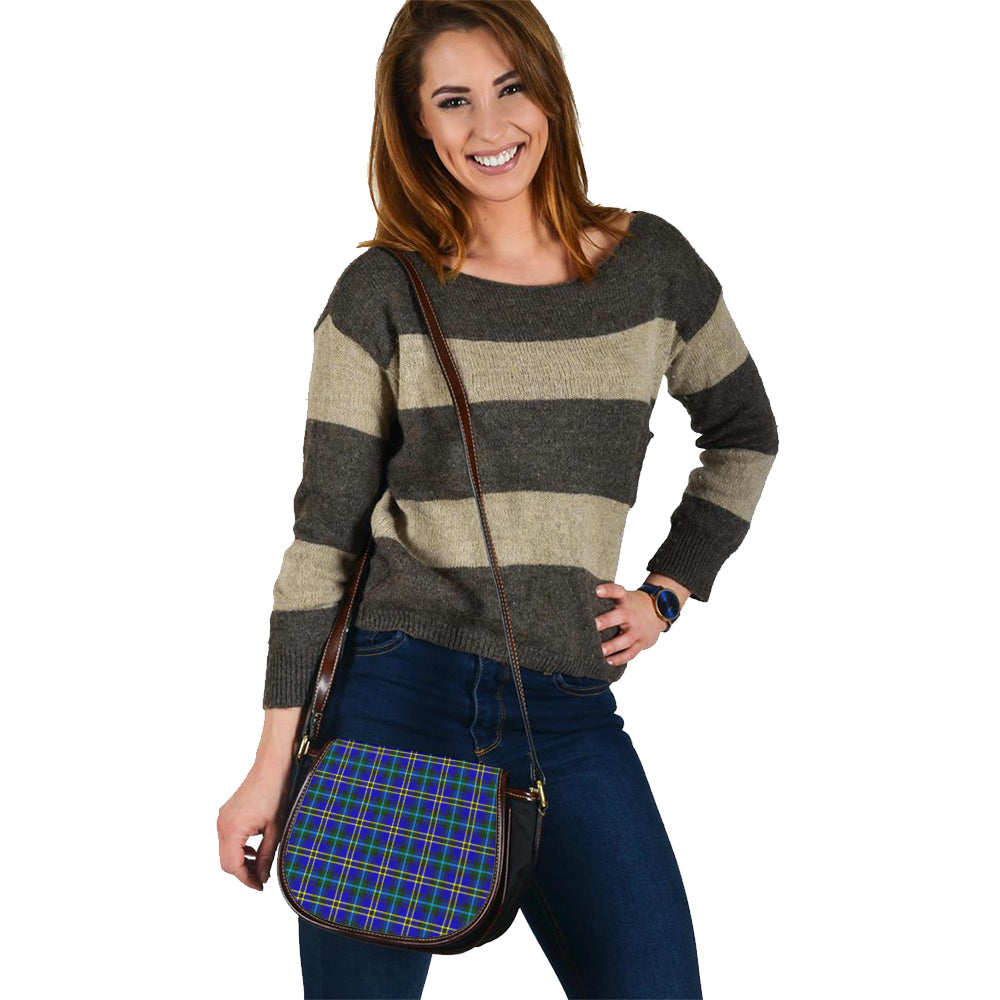 Weir Modern Tartan Saddle Handbags