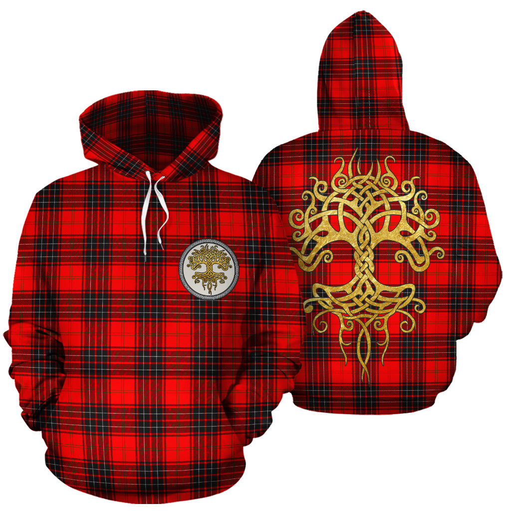 Wemyss Modern Tartan Hoodie - Tree Of Life