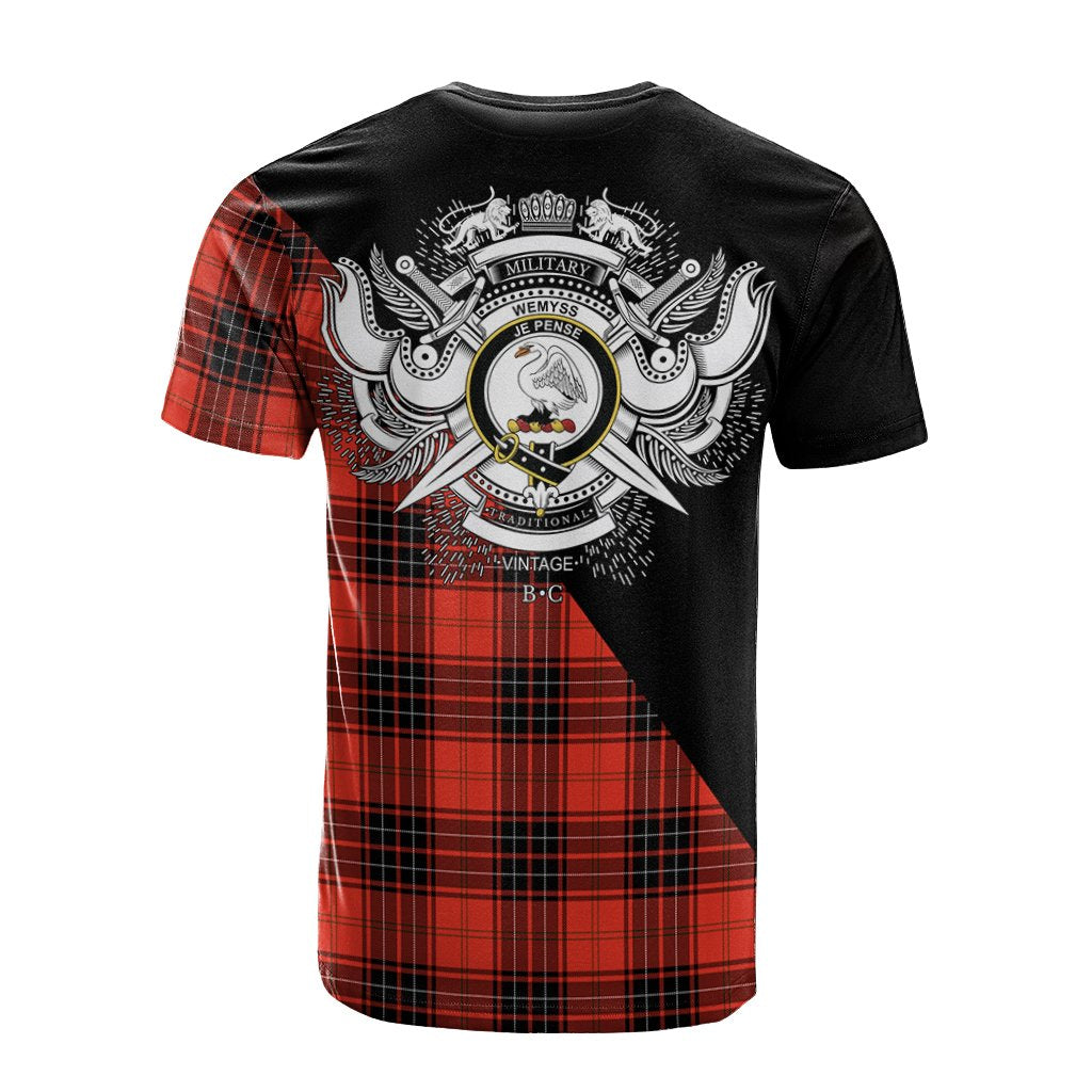 Wemyss Modern Tartan - Military T-Shirt