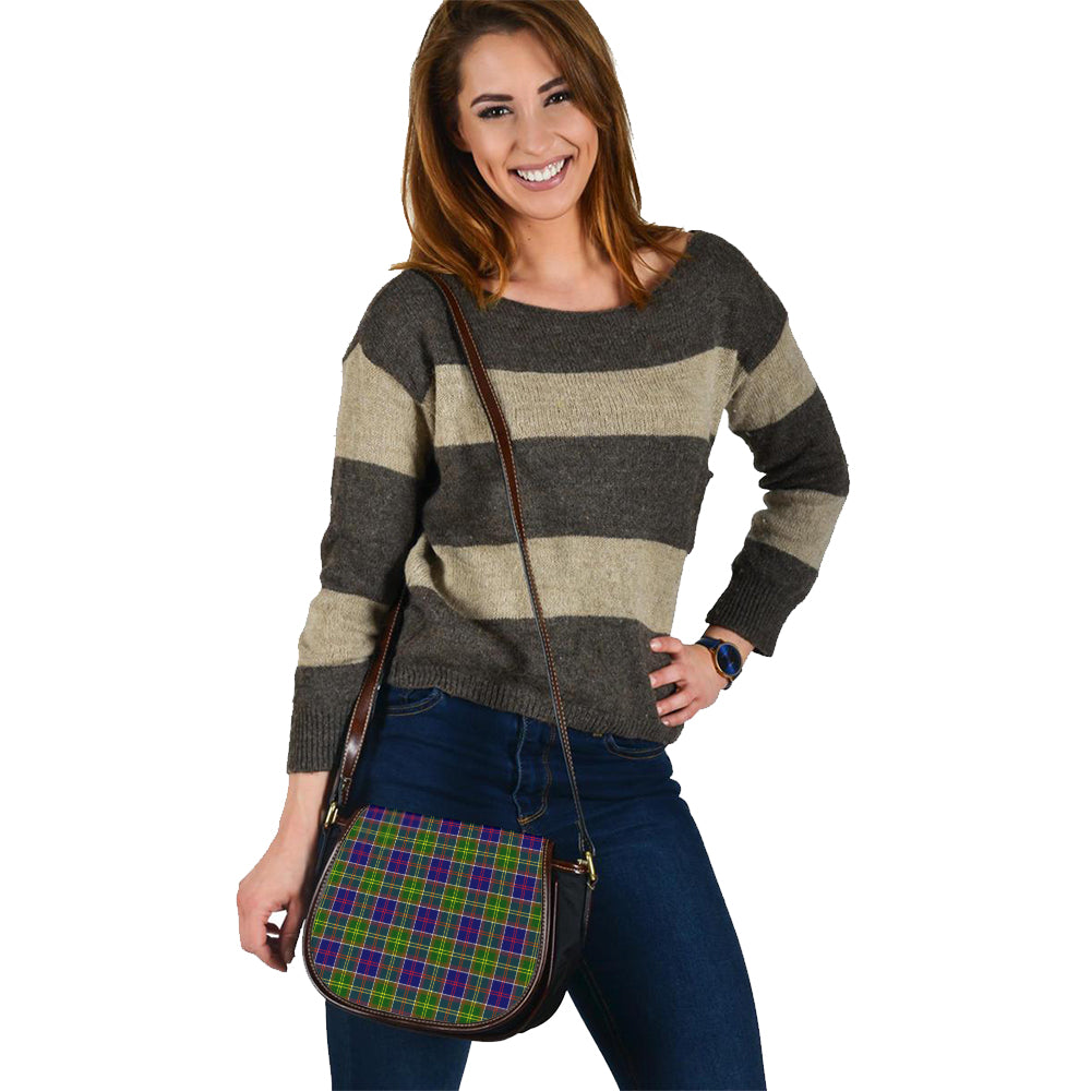 Whitefoord Modern Tartan Saddle Handbags
