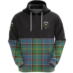 Whitelaw Clan Half Of Tartan Hoodie