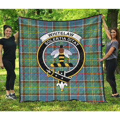 Whitelaw Tartan Crest Quilt