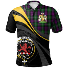 Wilson Tartan Polo Shirt - Royal Coat Of Arms Style