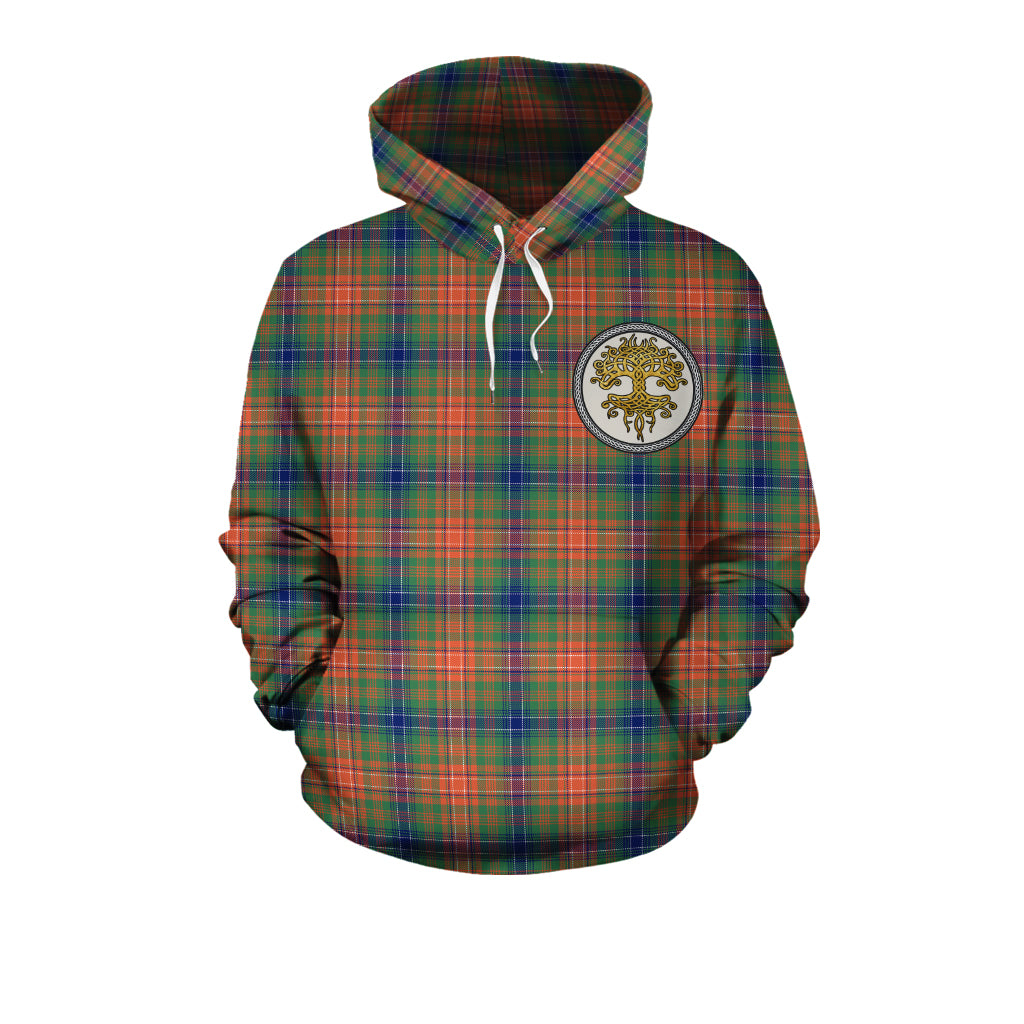 Wilson Ancient Tartan Hoodie - Tree Of Life