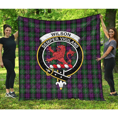 Wilson Tartan Crest Quilt