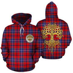 Wishart Dress Tartan Hoodie - Tree Of Life