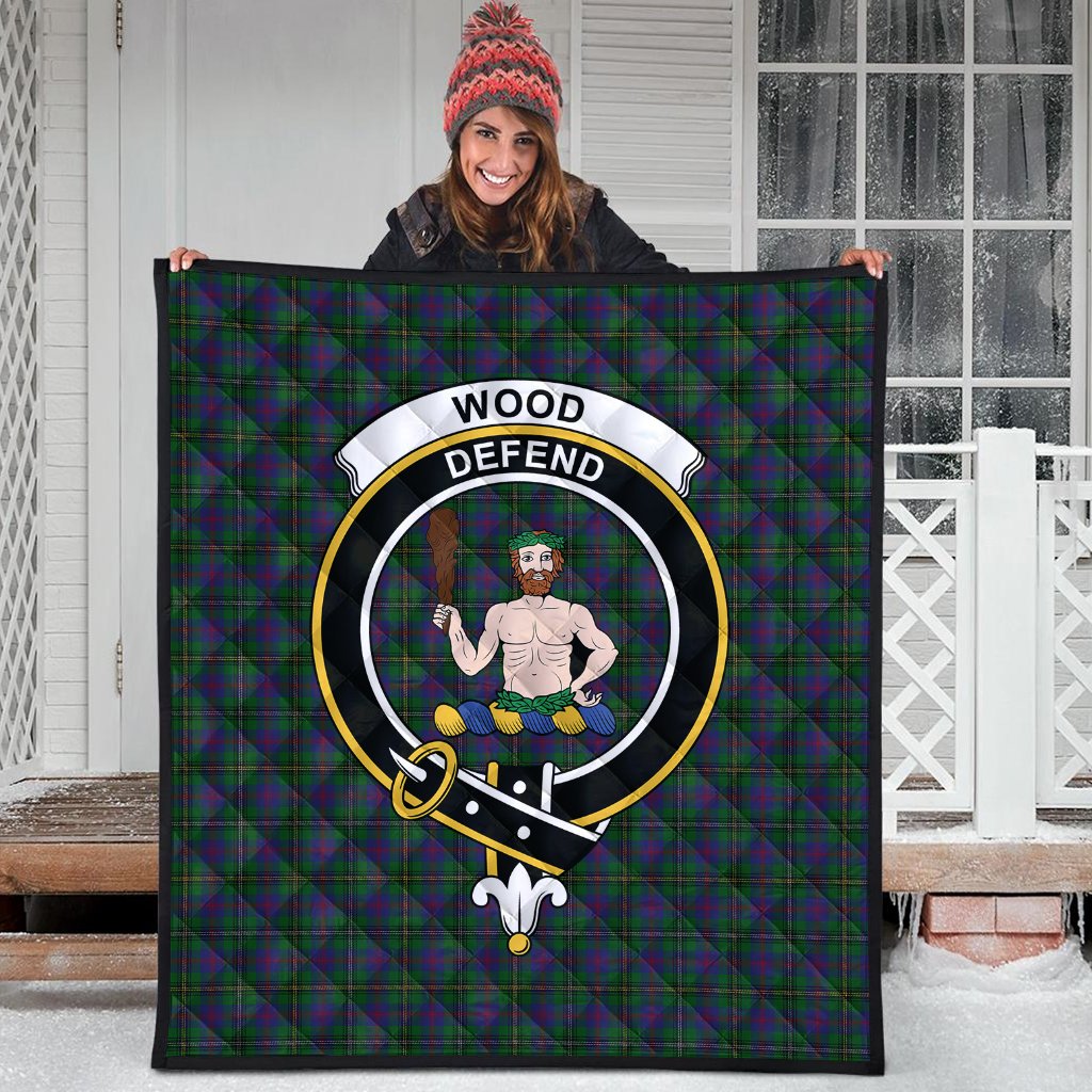 Wood Tartan Crest Quilt