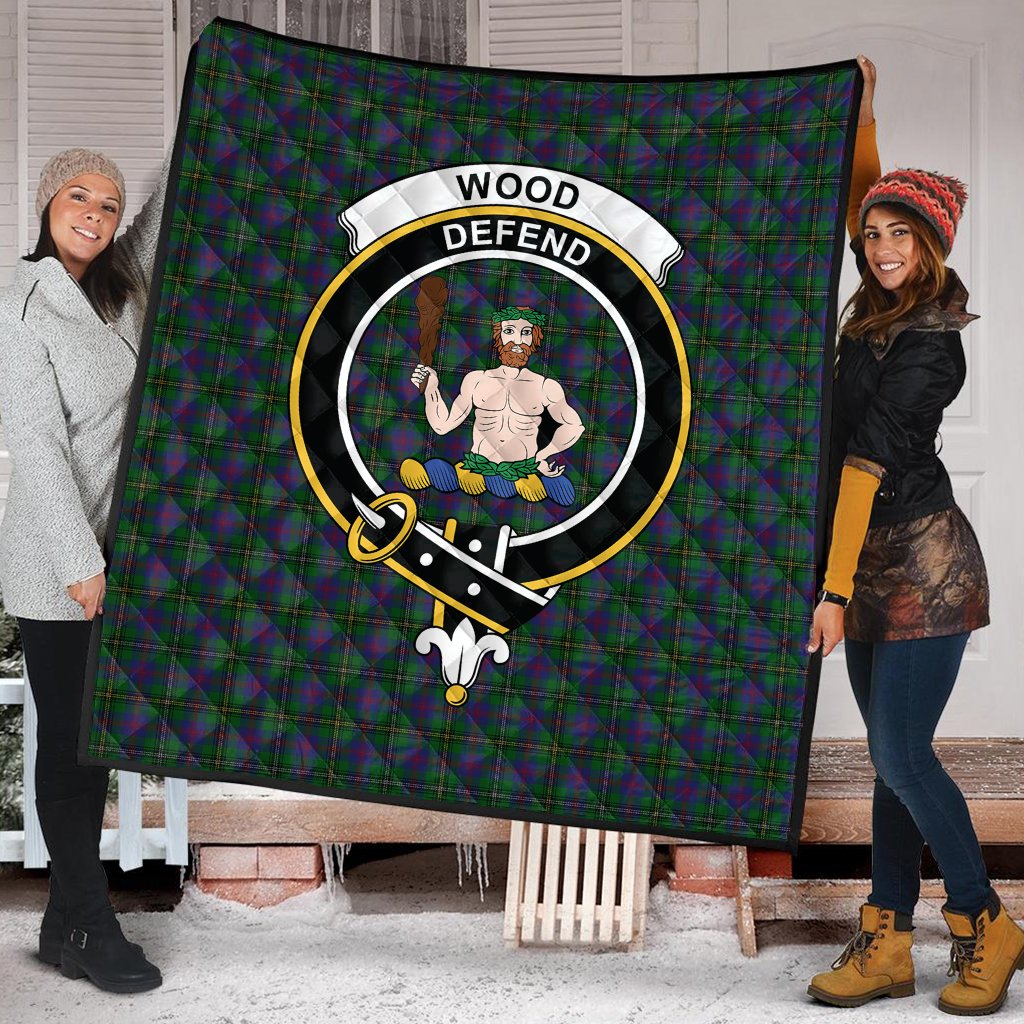 Wood Tartan Crest Quilt