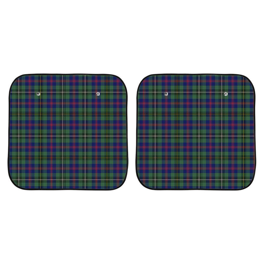 Wood Modern Tartan Car Sun Shade - 2 Pieces