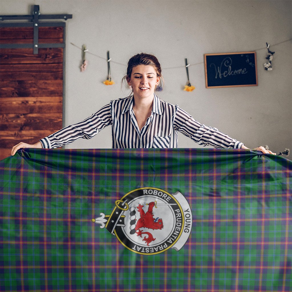 Young Tartan Crest Tablecloth