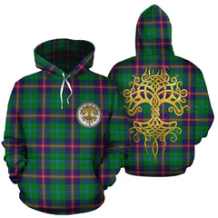 Young Modern Tartan Hoodie - Tree Of Life