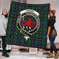 Young Tartan Crest Quilt