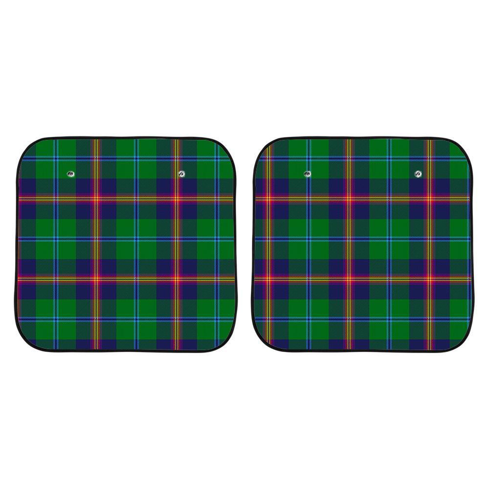 Young Modern Tartan Car Sun Shade - 2 Pieces