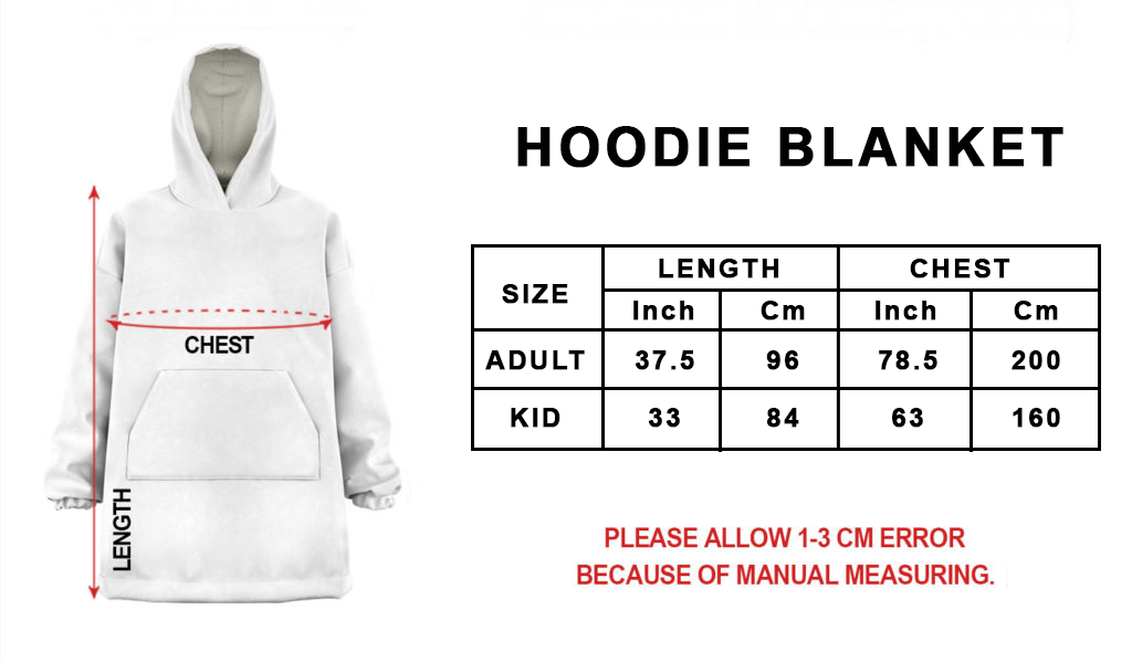 MacFarlane Black _ White Tartan Hoodie Blanket