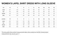 Forbes Modern Tartan Women's Lapel Shirt Dress With Long Sleeve