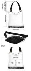 MacKinnon Modern Tartan Clan Badge Boho Handbag