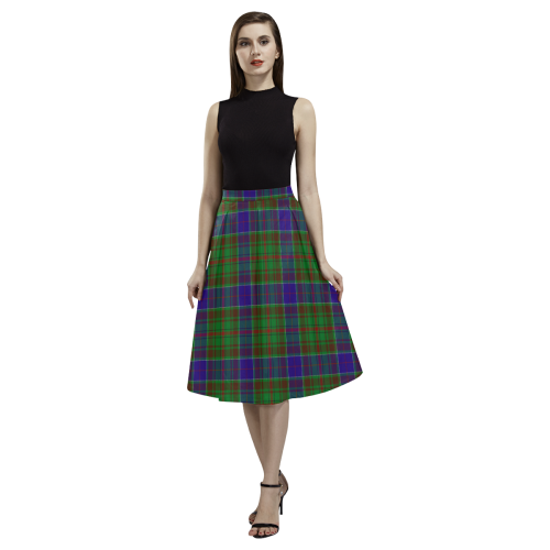 Adam Tartan Aoede Crepe Skirt