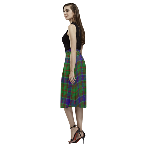 Adam Tartan Aoede Crepe Skirt