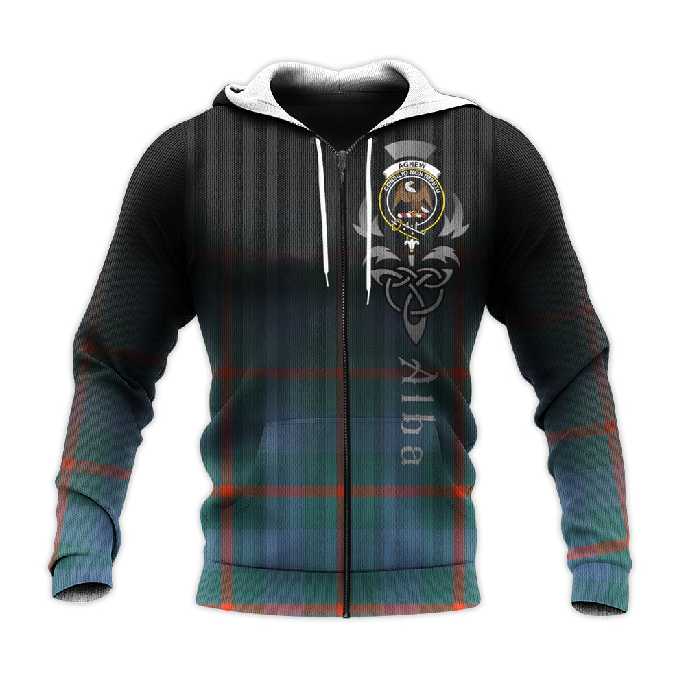 Agnew Ancient Tartan Hoodie - Alba Celtic Style