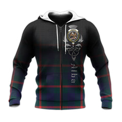 Agnew Modern Tartan Hoodie - Alba Celtic Style