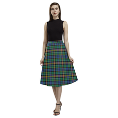 Allison Tartan Aoede Crepe Skirt